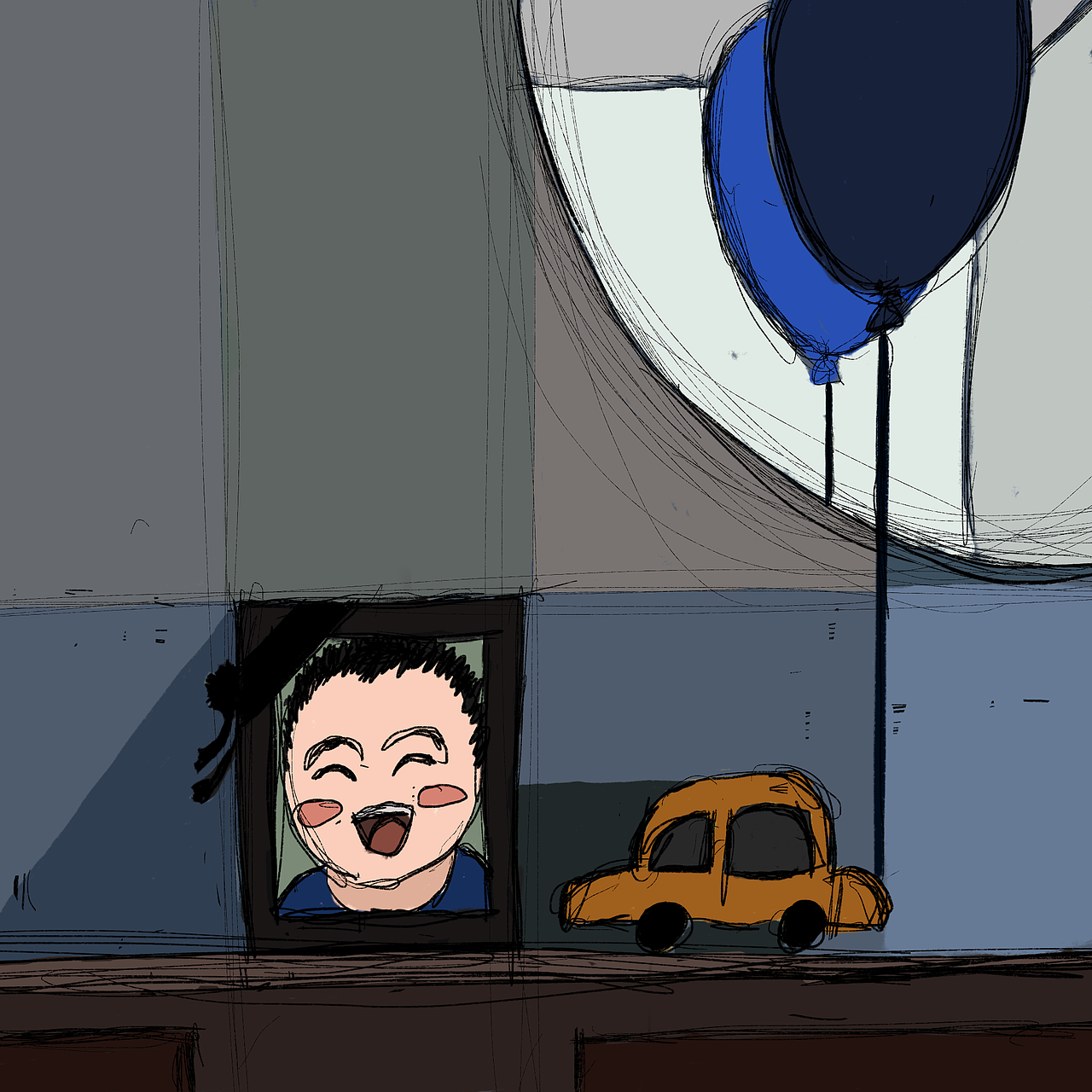 没多久,宝宝离开他们