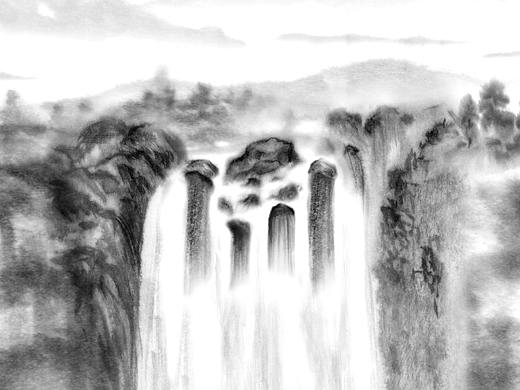 飞流直下（个人主页-ZNDc2NDcyMTI=） - 海报 - 站酷设计师快乐王子0019原创素材 - 站酷ZCOOL