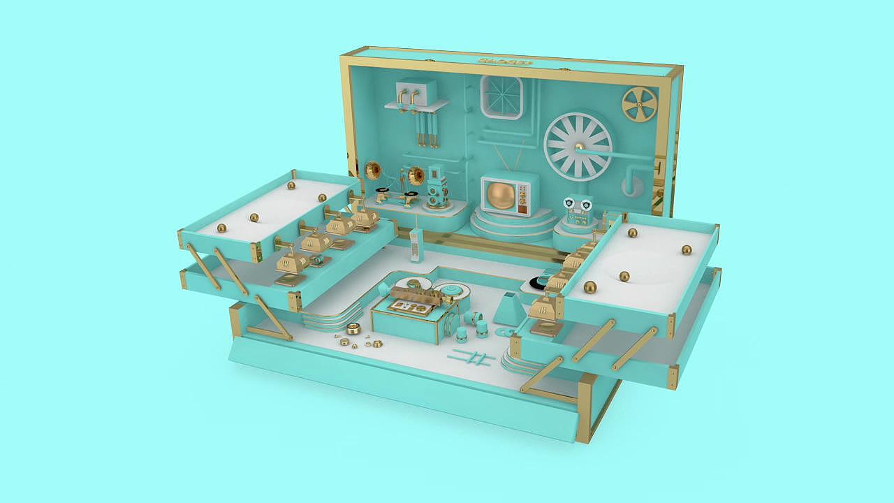 C4D小清新动画（图ZMTI3MjMwMTEy） - 动画/影视 - 站酷设计师月光大雾原创素材 - 站酷ZCOOL