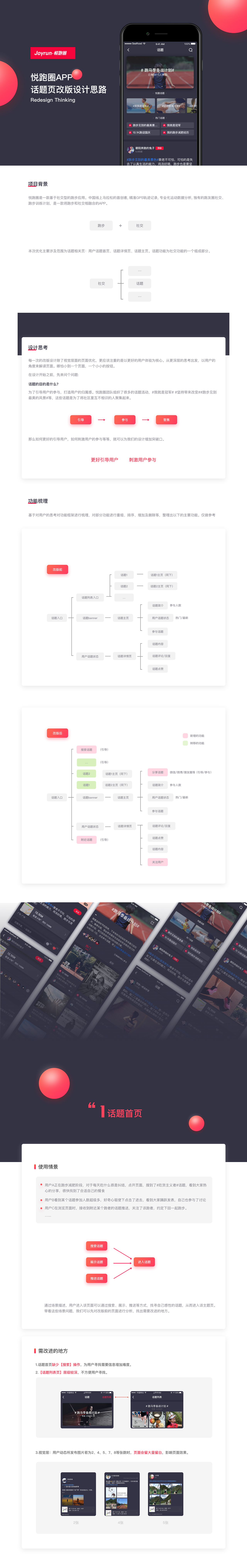 悦跑圈话题页改版设计思路