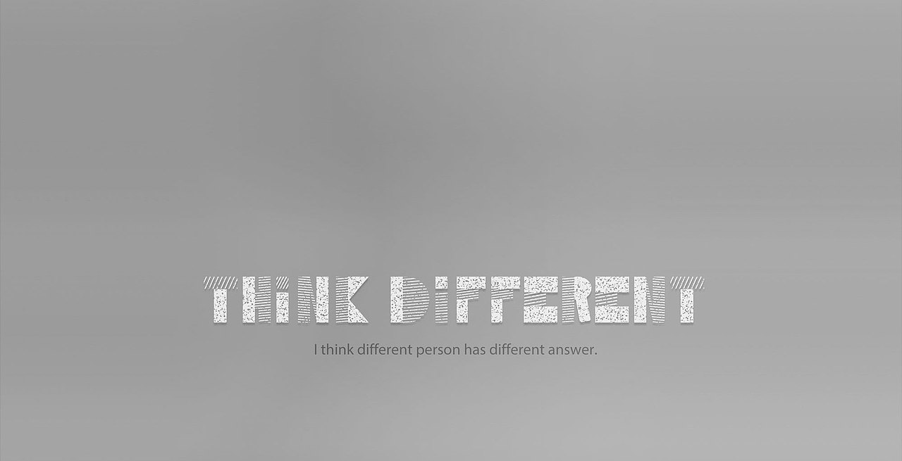 think different 字体效果