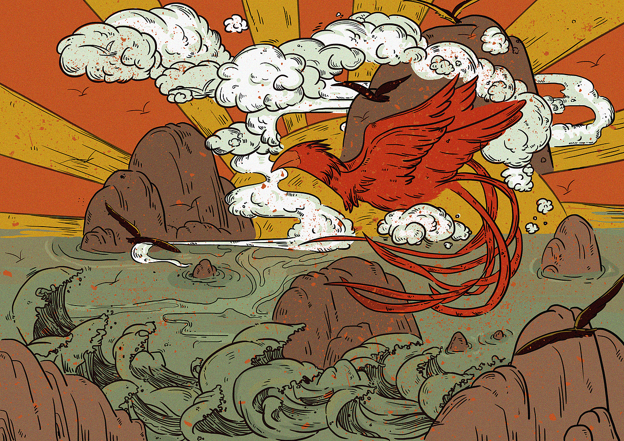 精卫填海