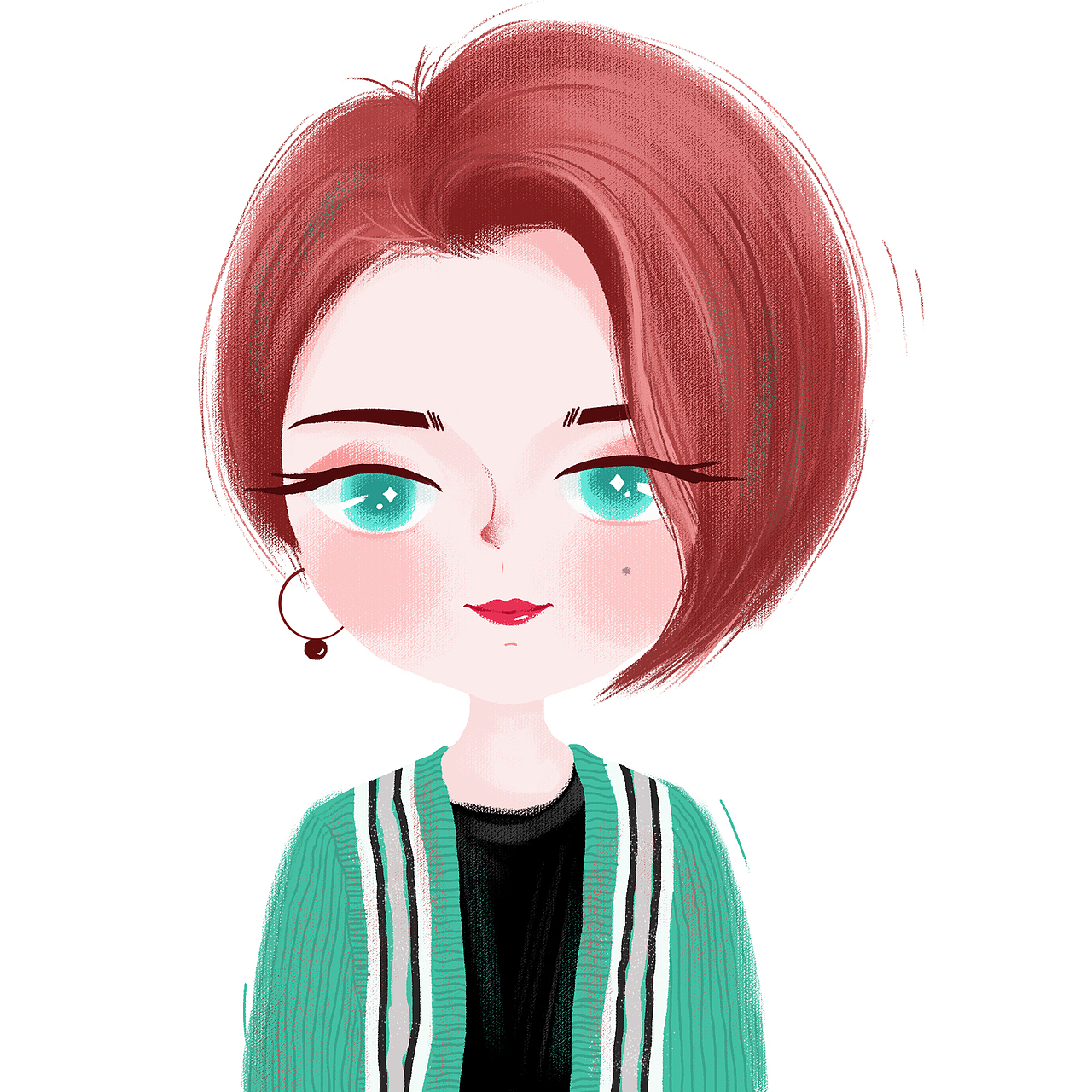 人物头像插画（图ZMTQ4NzMyODE2） - 像素画 - 站酷设计师王洋洋BGM原创素材 - 站酷ZCOOL