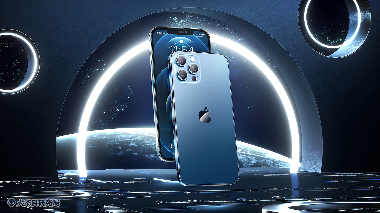 唱起iphone 12的挽歌（产品摄影·精修·3D场景）（图ZMjY3NDk5MDky） - 产品摄影 - 站酷设计师周大杰原创素材 - 站酷ZCOOL