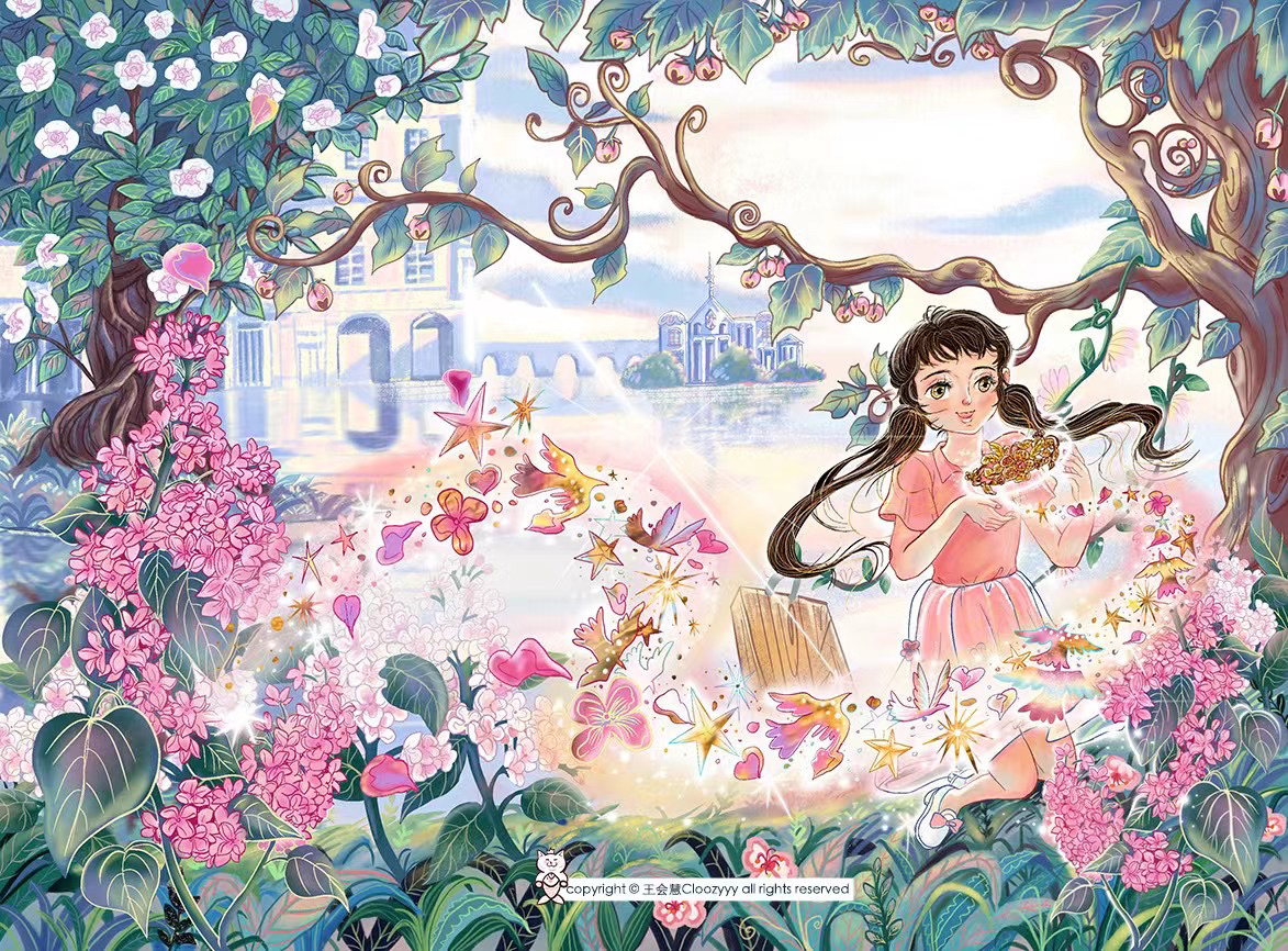 书籍封面插画｜秦文君老师幻想文学封面插画