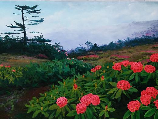 东川红土地墙体彩绘东川墙绘墙画——锦泰彩绘