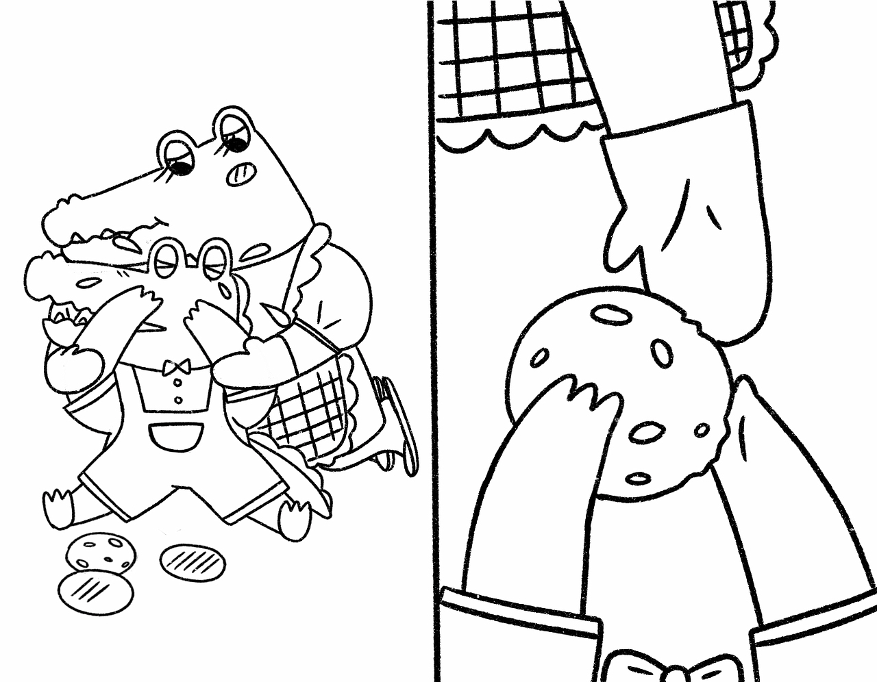 黑白儿童绘本故事集