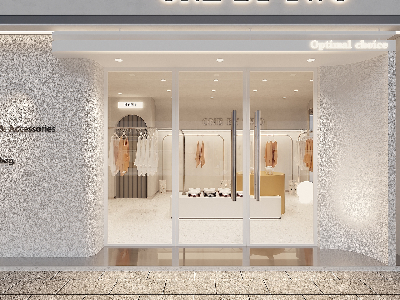 服装店设计（图ZMjY4MDU4Njc2） - 商业空间设计 - 站酷设计师盒子构造空间设计原创素材 - 站酷ZCOOL