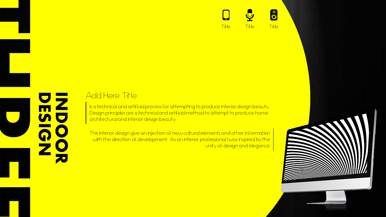 [红茶作品]INDOOR DESIGN PPT