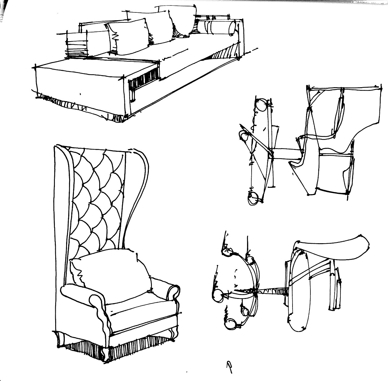 如何画好室内设计中的单体家具（多图） - 知乎