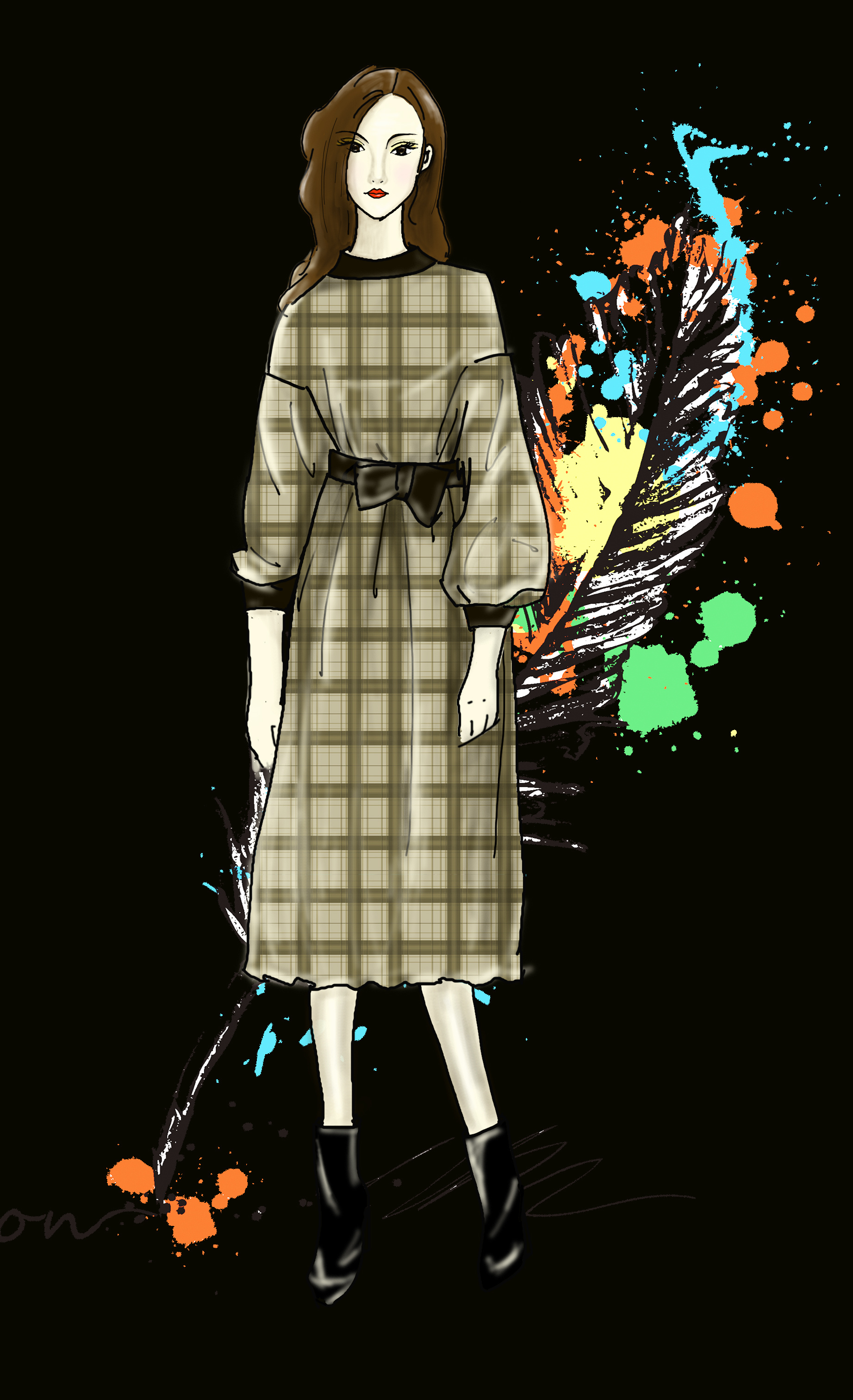 时装画变化|服装|休闲/流行服饰|summerabc - 原创作品 - 站酷 (zcool