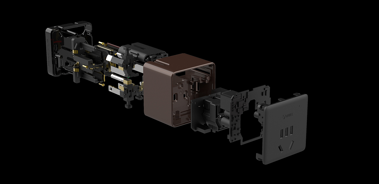 从这张图我们可以看到产品内部空间排布可以说是极为紧密了,其实在产品体积上我们和研发的同事讨论过几十次,做了十多个手板,几微米我们都在奋力争取,只为了产品体积能做到最小状态,能给用户更优质的握持感和使用体验。