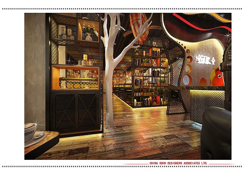 南宁主题餐厅设计 鱼夫长