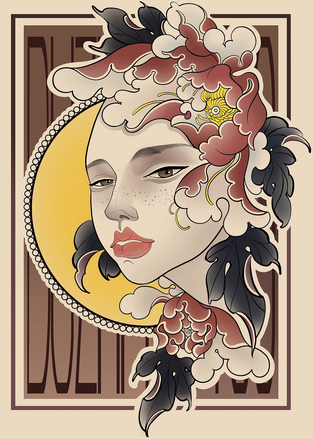 整理之前的原创纹身手稿再做一个小合集（图ZMzA4MTg0OTMy） - 艺术插画 - 站酷设计师不止BZTATTOO馒頭原创素材 - 站酷ZCOOL