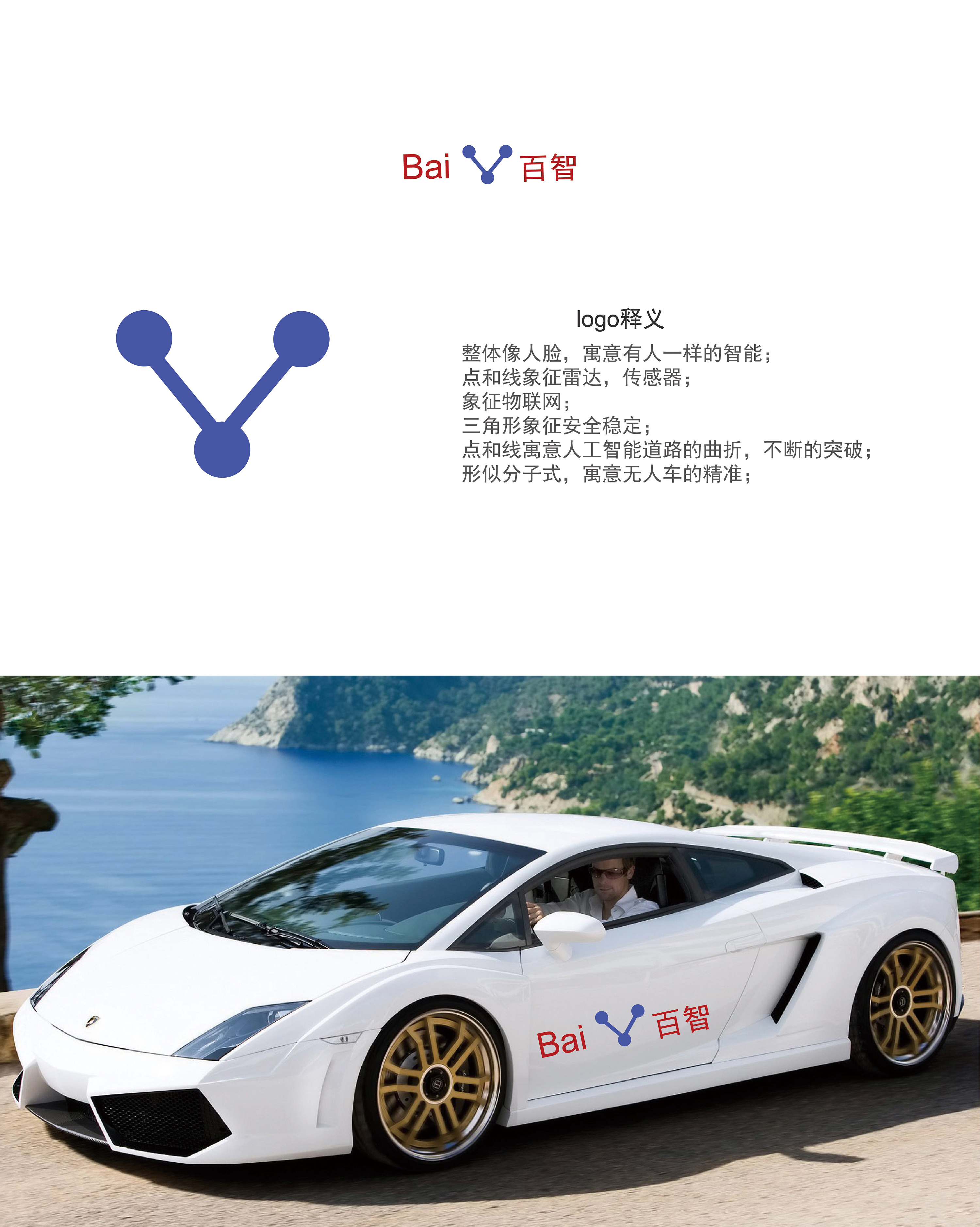 百度无人车|平面|标志|puritanwolfnoble - 原创作品 - 站酷 (zcool)