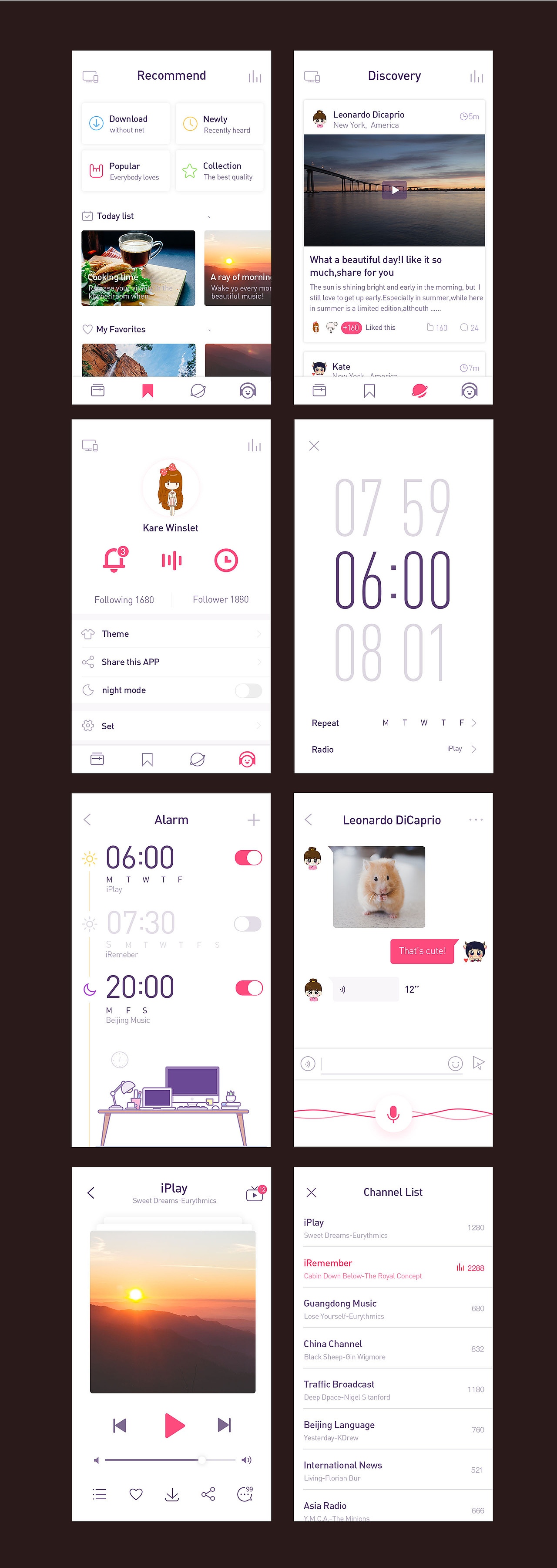 App部分页面（图ZMTUyMDA2OTY4） - APP界面 - 站酷设计师BlueStyles原创素材 - 站酷ZCOOL