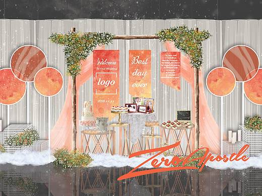 婚礼 - 橘色小森系