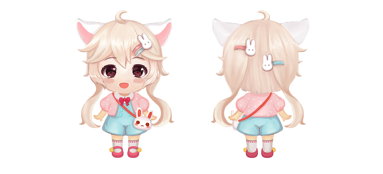 日韩风可爱系角色原画设计