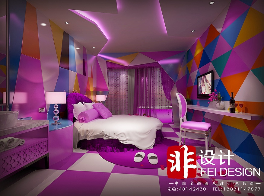 主题酒店设计-情侣主题酒店设计公司