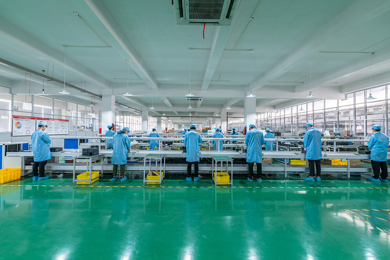 富凌电气 制造业工厂 空间拍摄