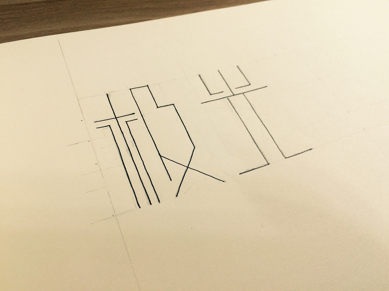 极光/字体设计/字体变形