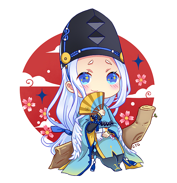 不知不觉画了一套阴阳师头像