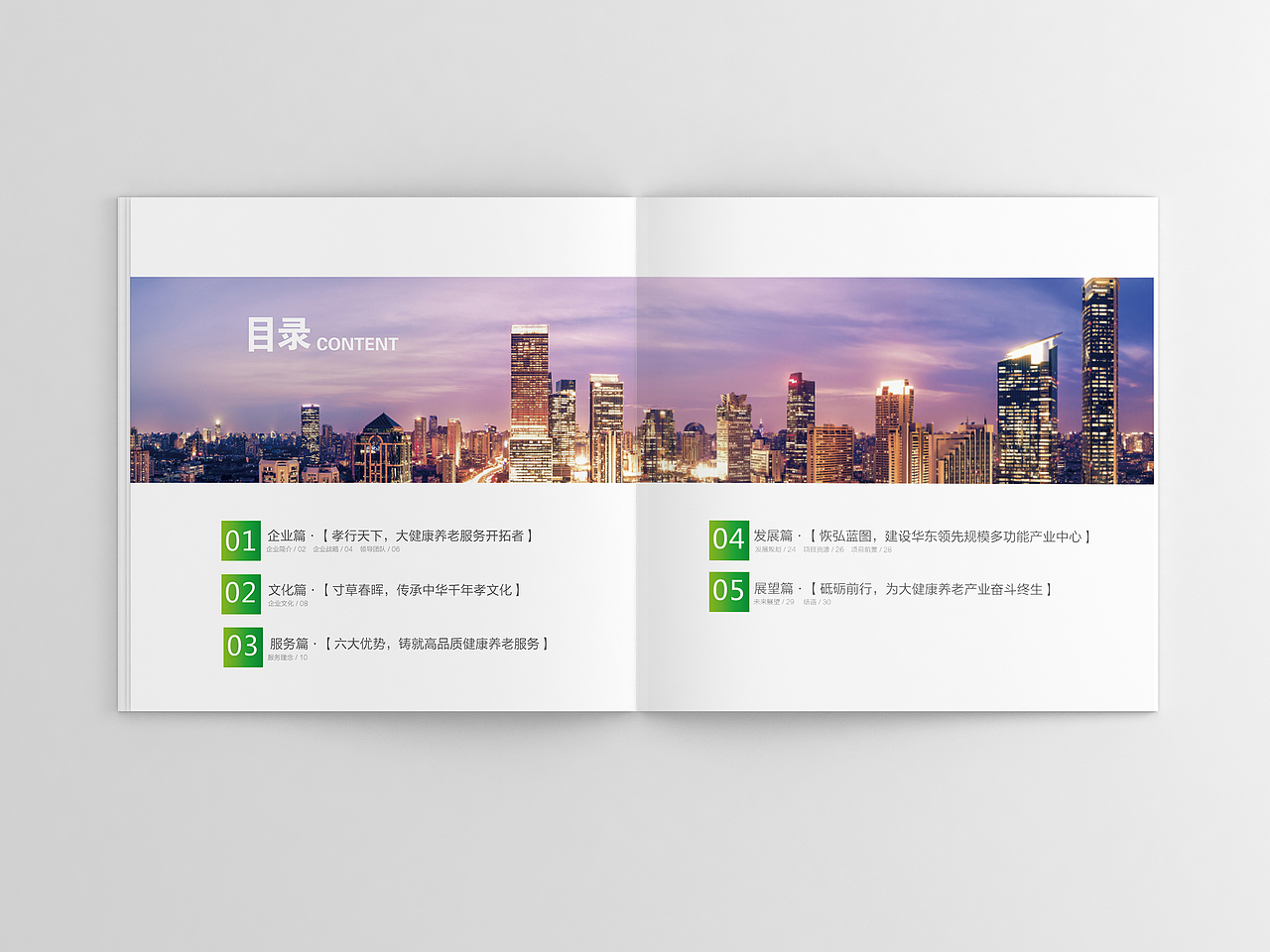 养老画册设计