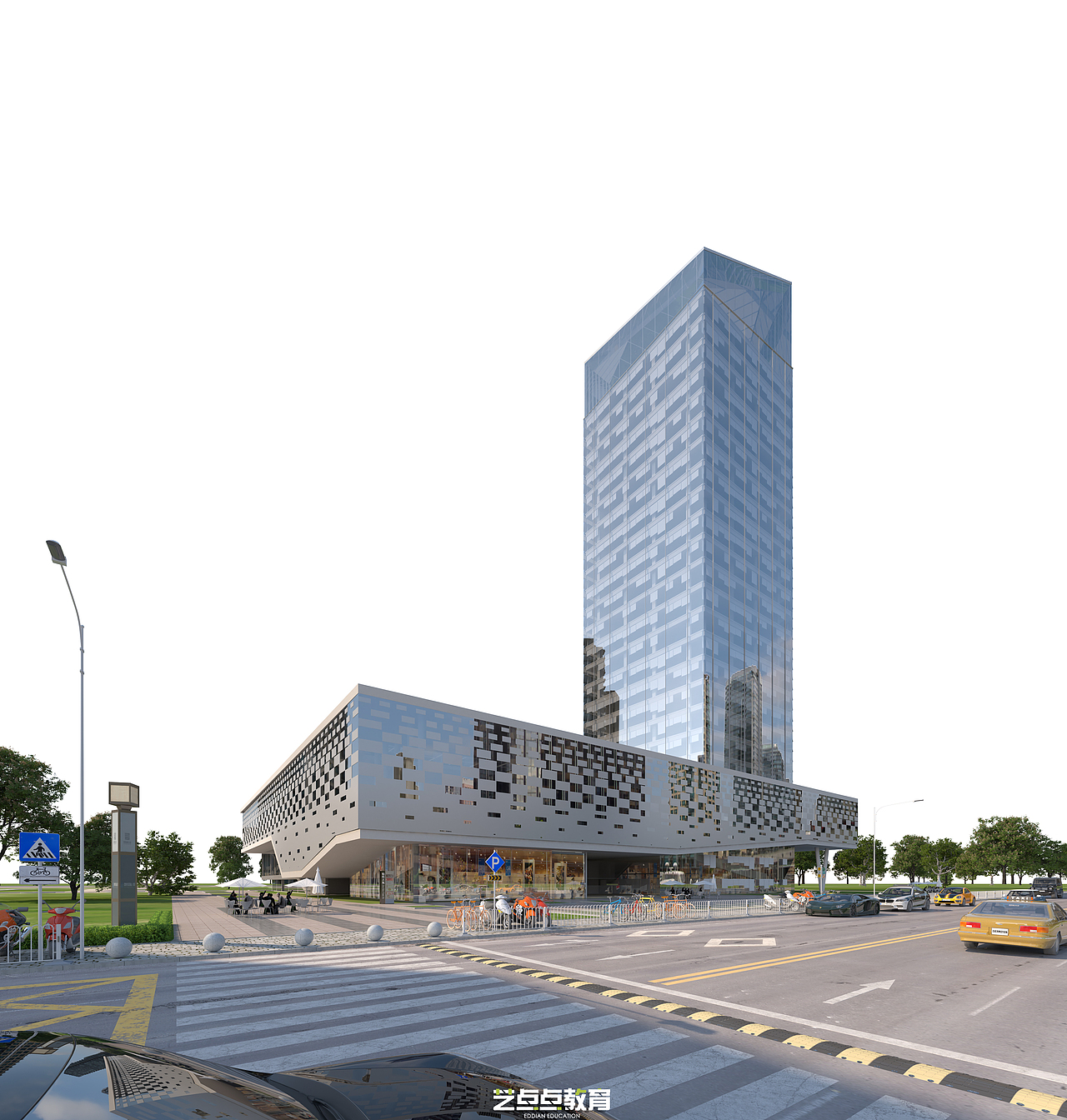 3DMAX建筑效果图（老曹）原创案例02（图ZMjUzMTE0NTY4） - 建筑/空间 - 站酷设计师深圳妙思教育原创素材 - 站酷ZCOOL