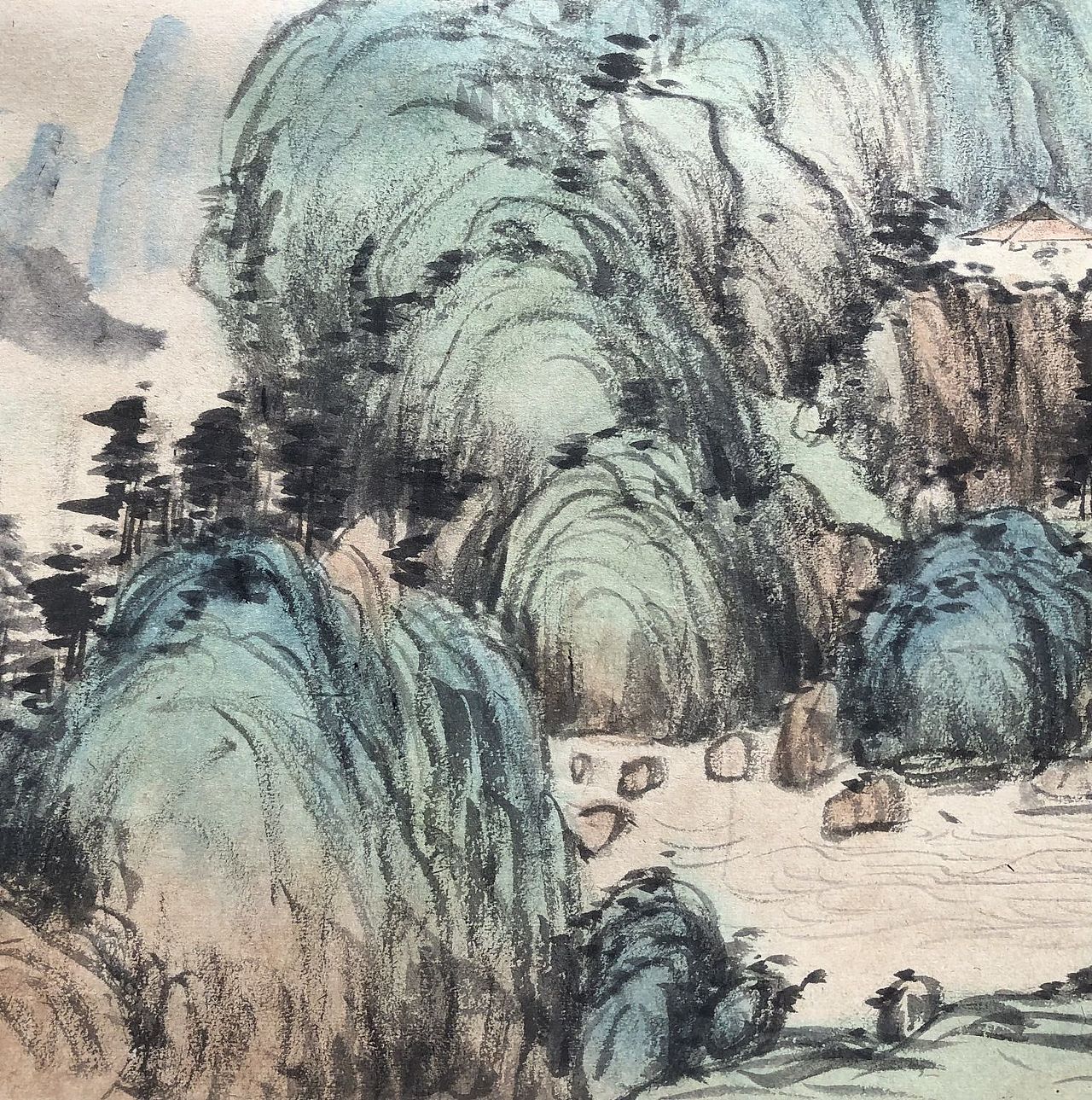 溪山访友（图ZMzU0MDc3NTE2） - 绘画 - 站酷设计师拾午枋原创素材 - 站酷ZCOOL