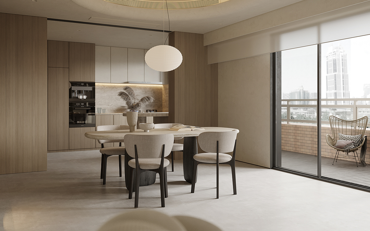 现代诧寂风格效果图（图ZMjY1NTU3MzMy） - 家装设计 - 站酷设计师呜叽唛叽原创素材 - 站酷ZCOOL