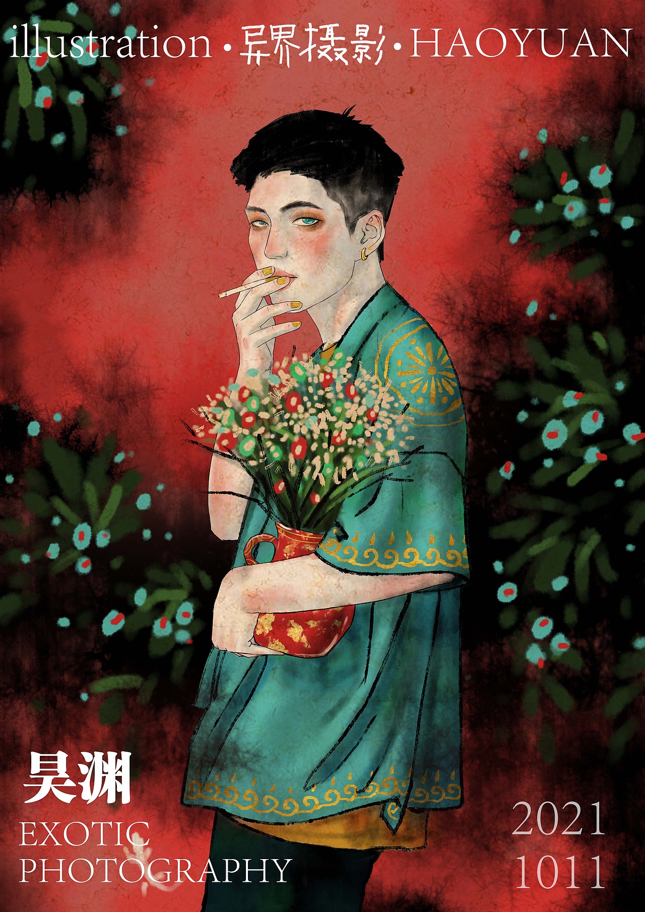 【每天一画】10月7日—10月16日（图ZMjc0MjQ0OTk2） - 创作习作 - 站酷设计师画师昊渊原创素材 - 站酷ZCOOL