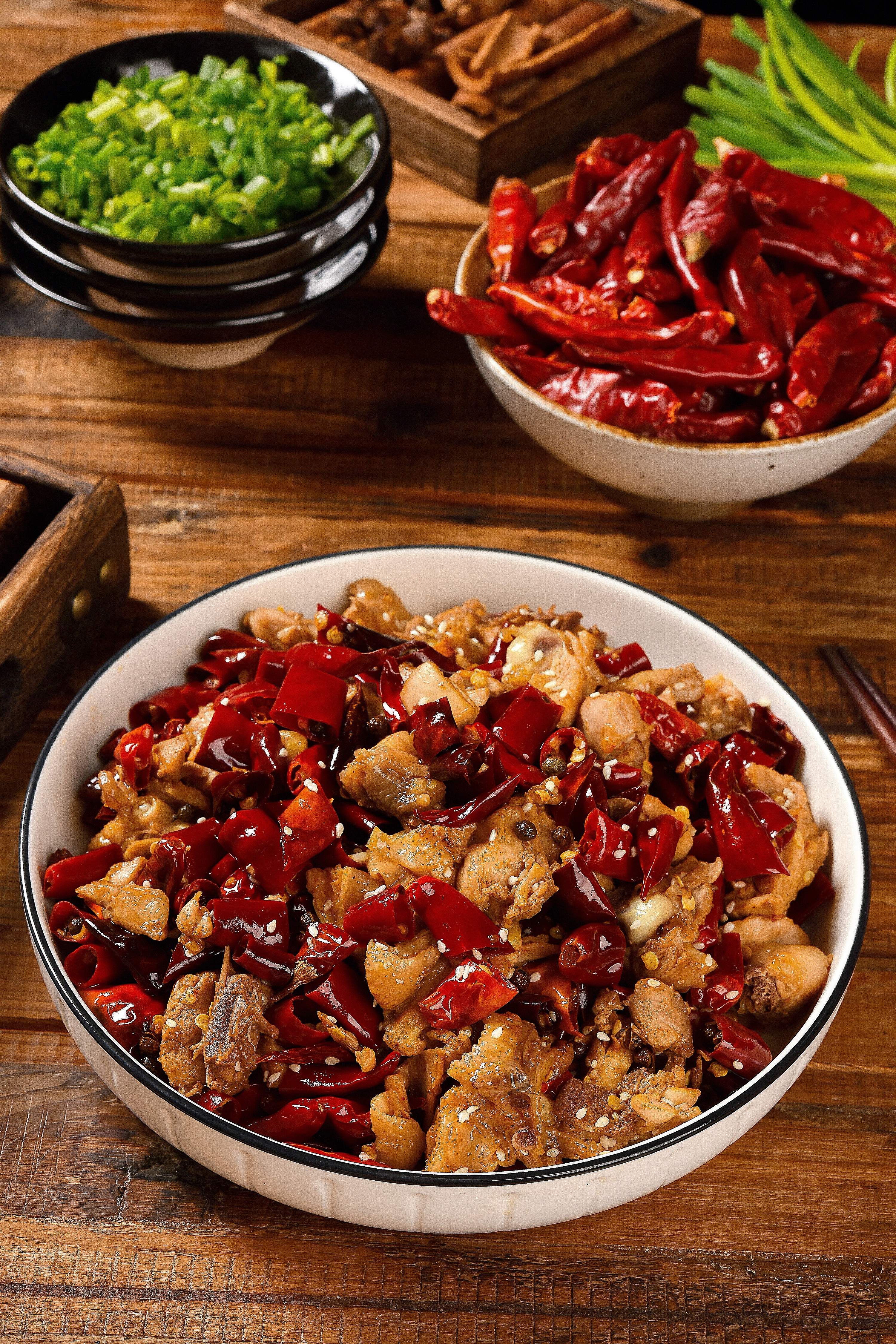 辣子鸡 x 美食摄影 x 创意美食-拾月文化