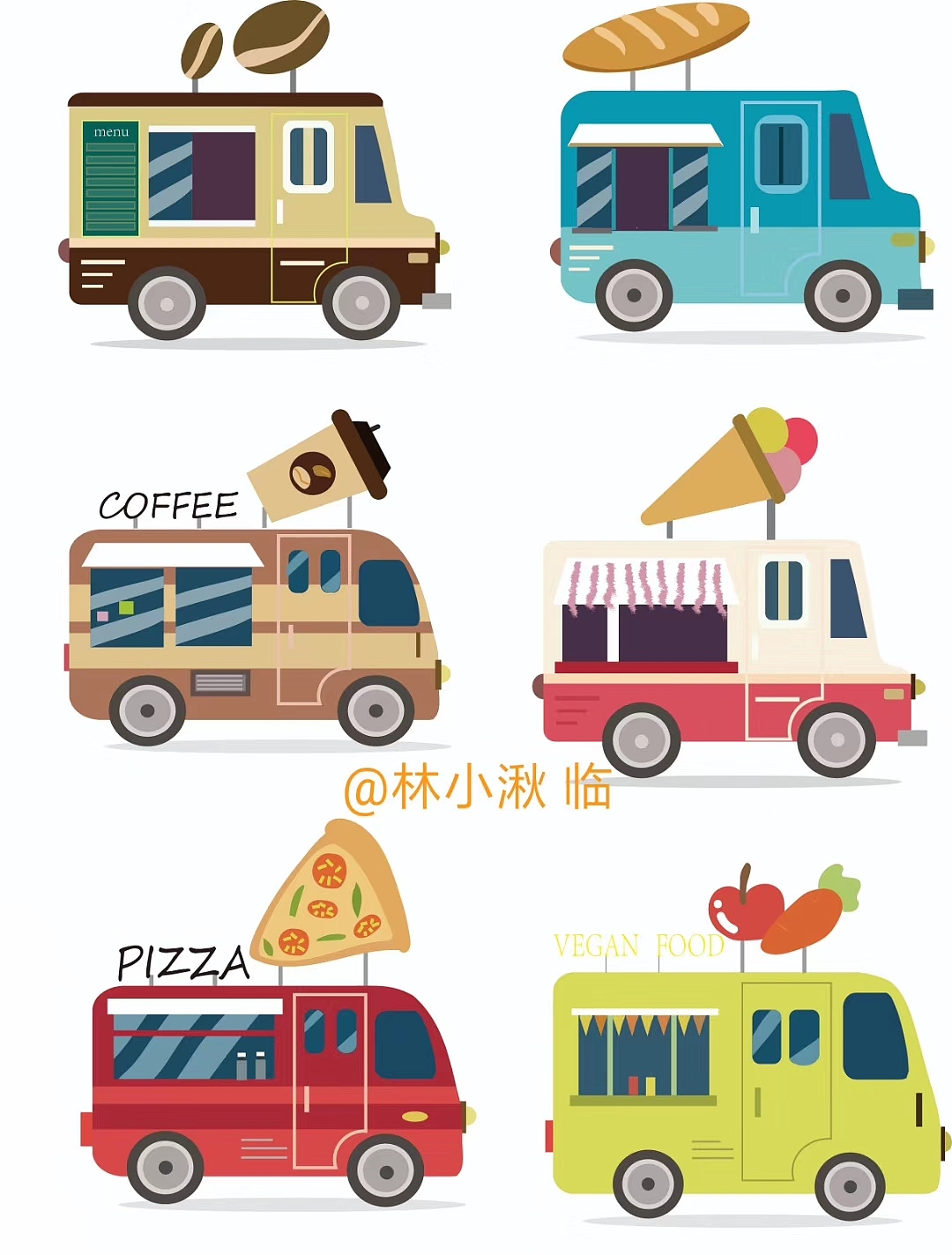 汽车小插画（图ZMTc4NDc4Mzgw） - 商业插画 - 站酷设计师林小湫原创素材 - 站酷ZCOOL