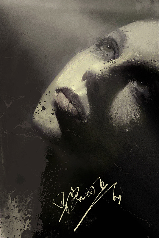 插画作品《救赎》 作者:果酱女王_俞果