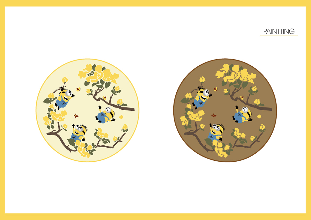 星球刺绣“小黄人”系列