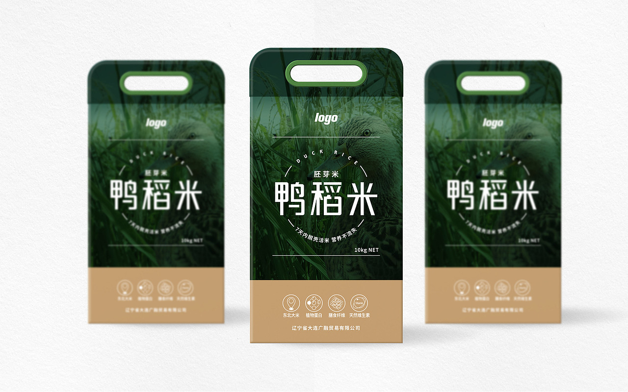 假日粮仓-鸭稻米包装设计（图ZMjAyNTAyMDI0） - 包装 - 站酷设计师墩墩喝牛奶原创素材 - 站酷ZCOOL
