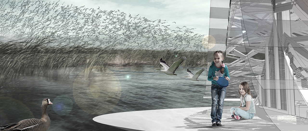 黄河口三角洲鸟类博物馆户外观鸟屋概念设计