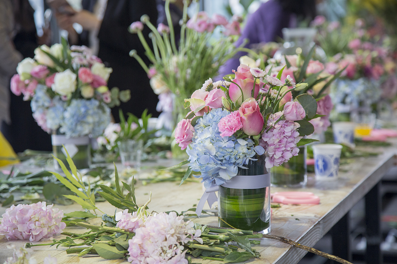 插花团建活动(花至花园)