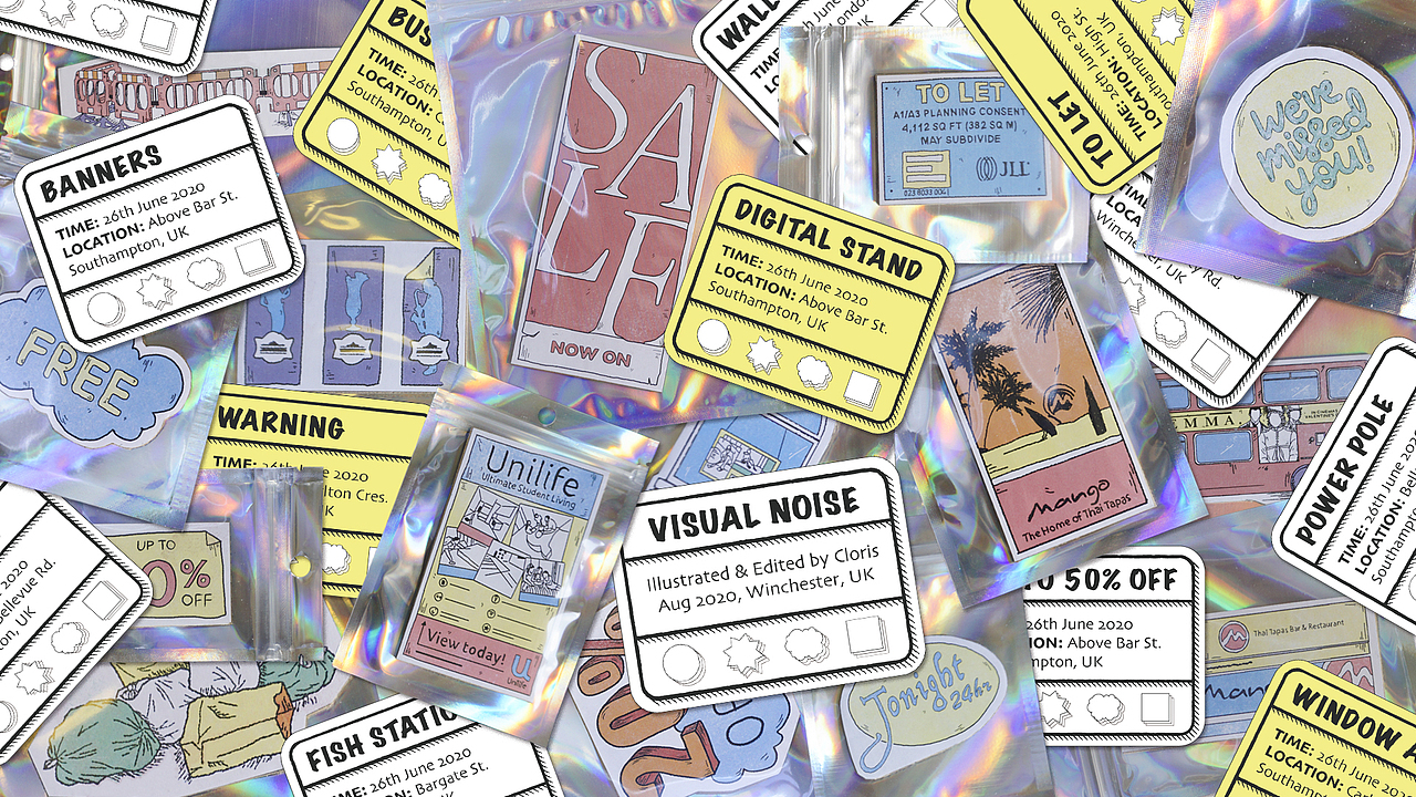 Visual Noise 视觉杂音 —— 视觉污染主题设计（图ZMjI3NDA5Mjg0） - 书籍/画册 - 站酷设计师Cloz33原创素材 - 站酷ZCOOL
