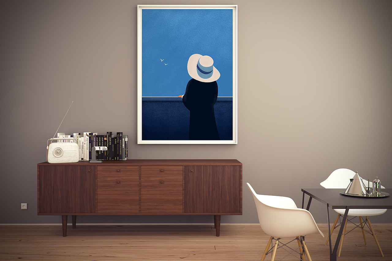 碧海晴天（临）（图ZMTQ3OTU0MTMy） - 商业插画 - 站酷设计师小海Annika原创素材 - 站酷ZCOOL