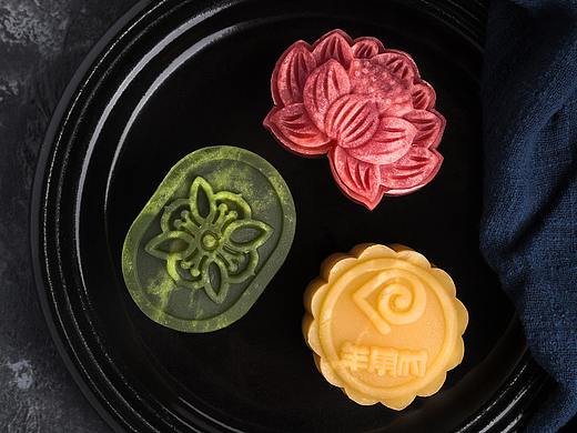 桃山皮流心月饼