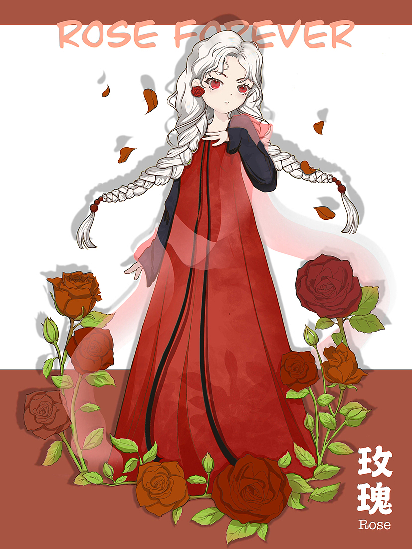 花卉拟人（图ZMzIxMDMwOTIw） - 创作习作 - 站酷设计师虾仁不眨眼213原创素材 - 站酷ZCOOL