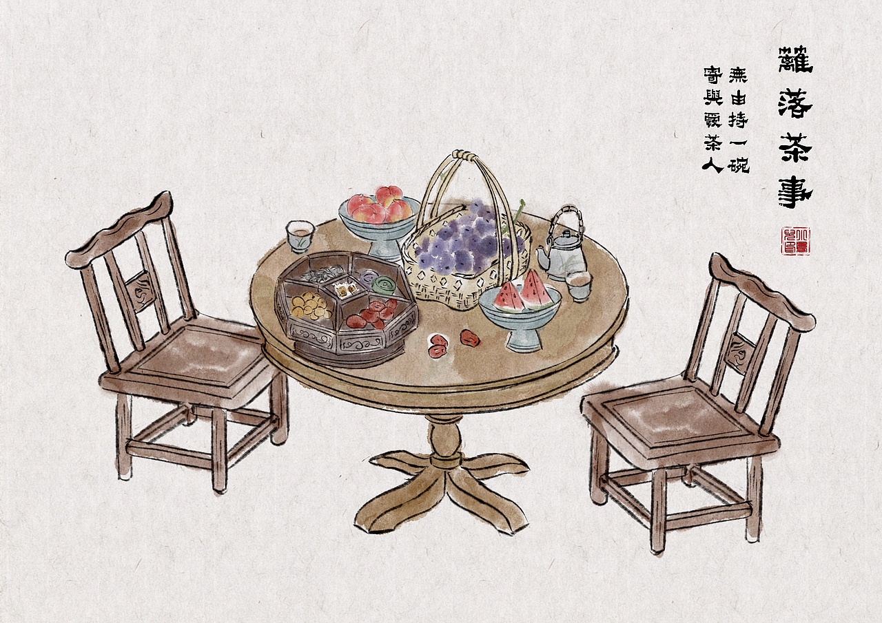 故乡记忆（图ZMzkzOTMzNjEy） - 商业插画 - 站酷设计师书画亮晶晶原创素材 - 站酷ZCOOL