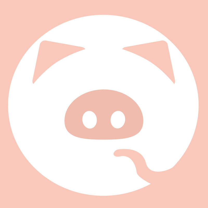 自制| 猪猪元素的logo