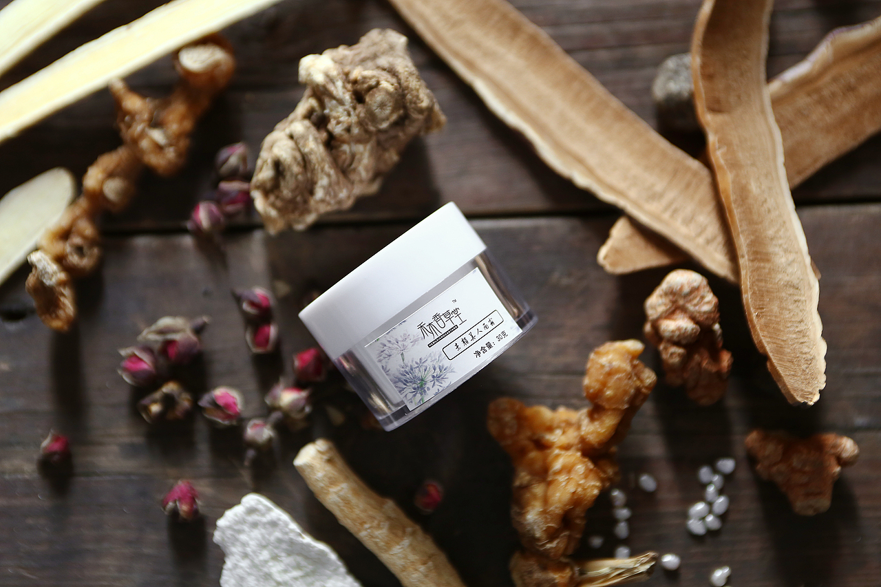 草本化妆品 中药成分化妆品拍摄 美妆拍摄 美容茶