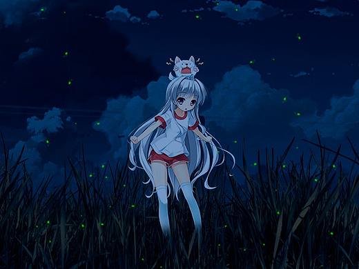 制作的一张夜晚动漫效果图