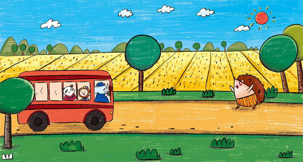 森林里的公共汽车