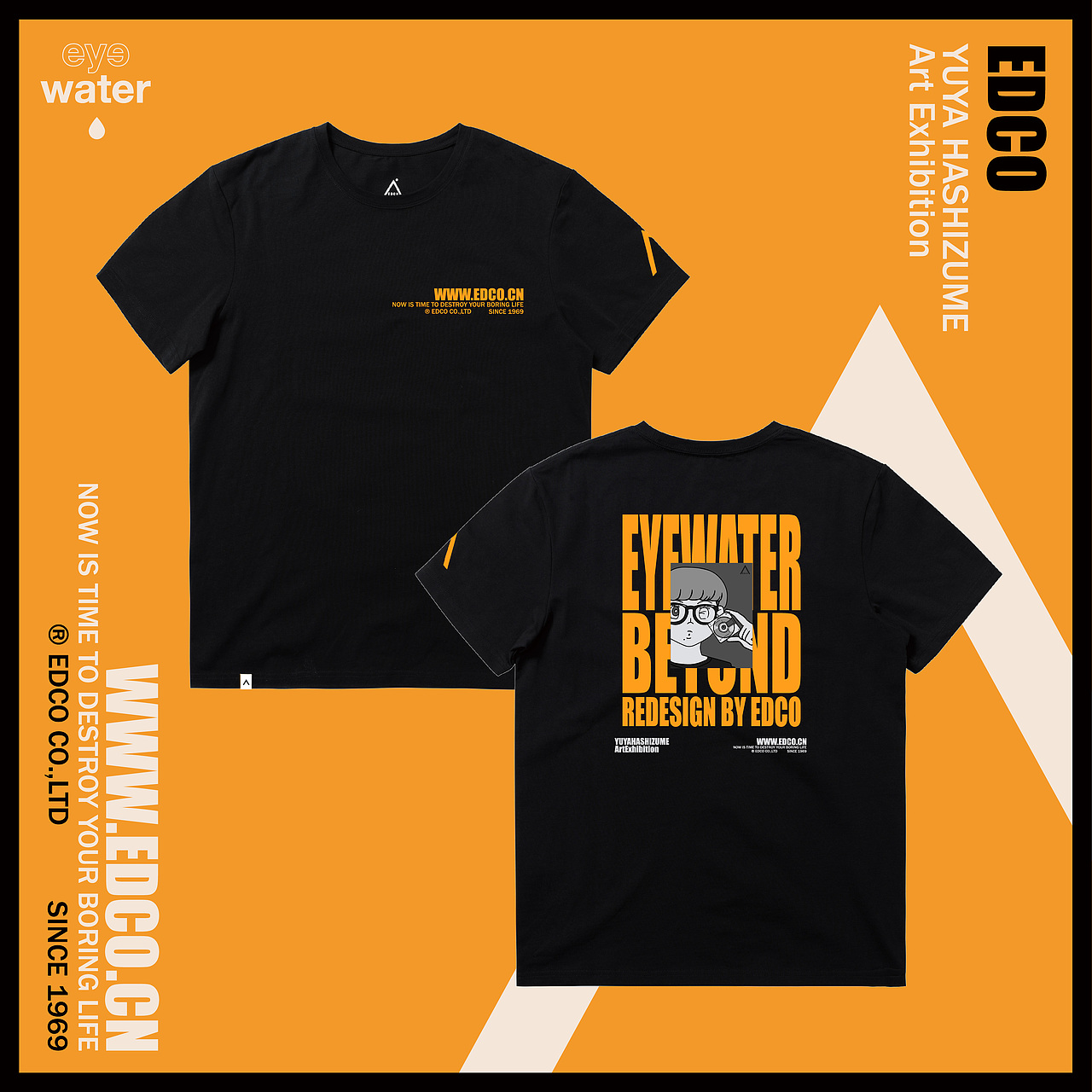 EDCO X Yuya Hashizume联名T恤 手绘插画（图ZMjE1MzU2MjY4） - 新锐潮流插画 - 站酷设计师武勇勇原创素材 - 站酷ZCOOL