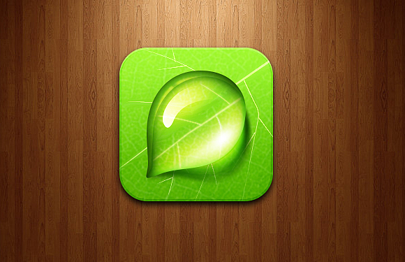 树叶上的水滴图标练习（图ZNDA5Mzc1MjQ=） - 图标 - 站酷设计师yuzhumingcha原创素材 - 站酷ZCOOL