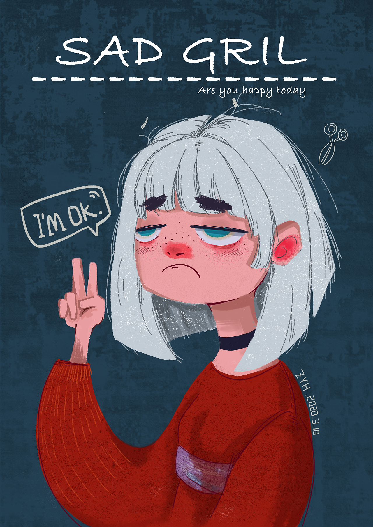 人设练习|sad girl